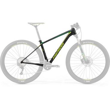 Рама велосипедная Merida Big.Nine 4000-FRM 2017, размер M 17", цвет зеленый, 6110668055