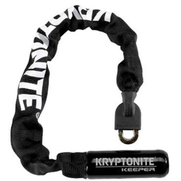 Фото Велосипедный замок Kryptonite Chains Keeper 755 Mini Integrated  цепь, на ключ, 7 x 550 мм, черный, 720018001690