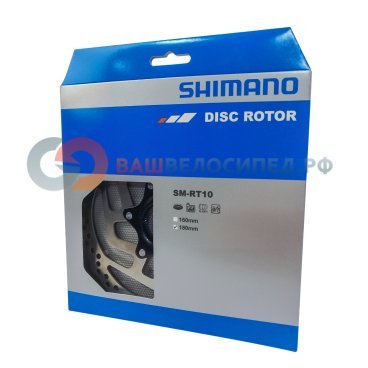 Ротор велосипедный Shimano RT10, 180 мм, C.Lock, только для пластиковыз колодок, ESMRT10M
