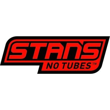 Стикер Stans NoTubes LOGO, BLACK/RED PR, SMALL, PR0778-01-S