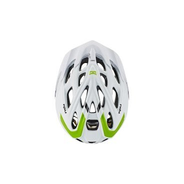 Велошлем KALI CHAKRA SOLO NEO, бело-зеленый, 221217126