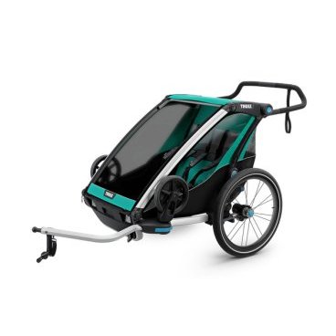 Детская мультиспортивная коляска Thule Chariot Lite2, изумрудный, TH 10203002
