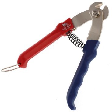 Ножницы BIKEHAND YC-767 для тросика и рубашек, антискользящие ручки, цвет сине-красный, 6-140767