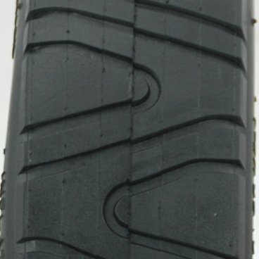 Велопокрышка HORST, для детских колясок, 50x160 (50-164), слик, черная, 00-011111