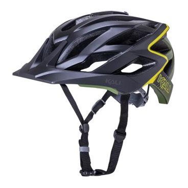 Фото Шлем велосипедный KALI ENDURO/MTB LUNATI, черно-желтый 2019, 02-119136