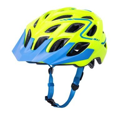 Фото Шлем велосипедный KALI TRAIL/MTB CHAKRA PLUS, неоново-синий матовый 2019, 02-192350