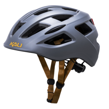 Шлем велосипедный KALI URBAN/CITY/MTB с фонариком CENTRAL Sld, матовый темно-серый  2019, 02-519126