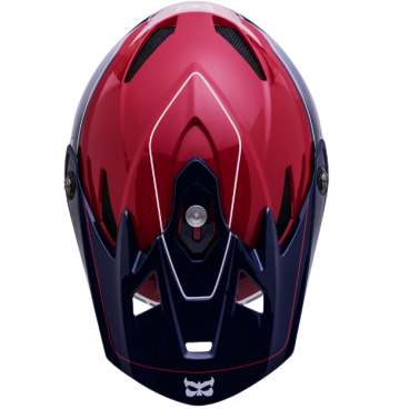 Шлем велосипедный KALI Full Face DOWNHILL/BMX ZOKA Gls, красно-белый 2019, 02-619333