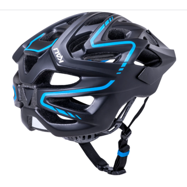 Шлем велосипедный KALI TRAIL/MTB CHAKRA PLUS, черно-синий матовый 2019, 02-192260