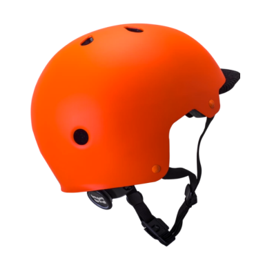 Шлем велосипедный KALI URBAN/BMX SAHA Mat Hi Viz Org, оранжево-черный 2019, 02-921601