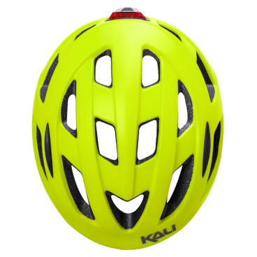 Шлем велосипедный KALI URBAN/CITY/MTB с фонариком CENTRAL Sld, матовый неоновый 2019, 02-519137