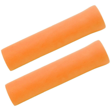 Грипсы велосипедные M-Wave 100% силикон, 130 мм, оранжевый, 410707