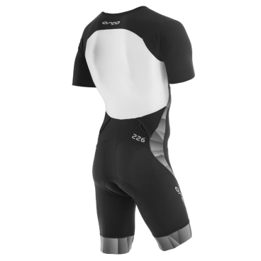 Велокомбинезон Orca 226 Kompress Short Sleeve Race suit 2017, цвет: черный/белый, GVDF