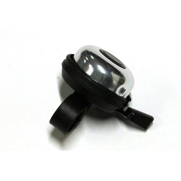 Звонок велосипедный JOY KIE алюминий - пластик база, диаметр 45мм, черная база, 33AD-03 black