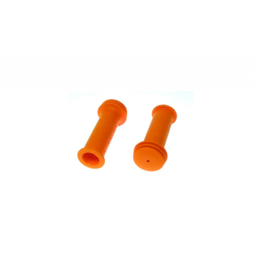 Грипсы велосипедные TRIX, резиновые, для детских велосипедов, 102 мм,антискользящие, упор, HL-G96 orange