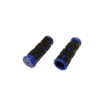 Грипсы велосипедные TRIX, резиновые, для детских велосипедов, 95 мм, черно-синие, HL-G48 black/blue