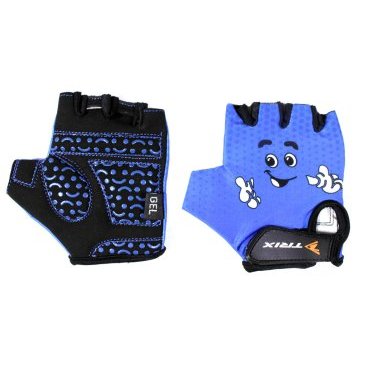 Велоперчатки TRIX LCL-K-65112-BLUE, детские, синий