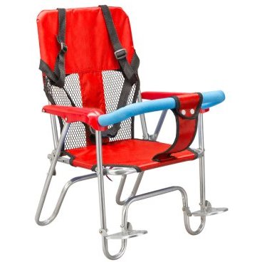 Детское велокресло STELS JL-189, на багажник, красное, 280014