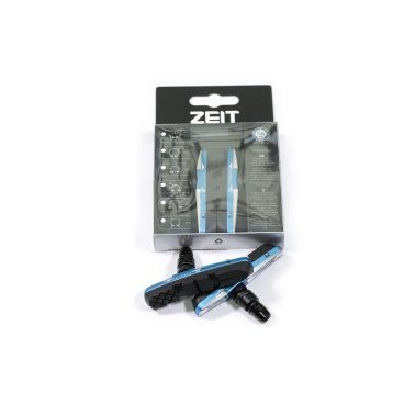 Тормозные колодки ZEIT для V-брейк тормозов, резьба, картриджные, профиль 72 x 9 мм, Z-800 L-BLUE