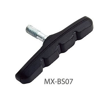 Колодки тормозные TRIX, резьбовые, 70 мм, для V-брейк тормозов, 2 штуки, черные, MX-BS07