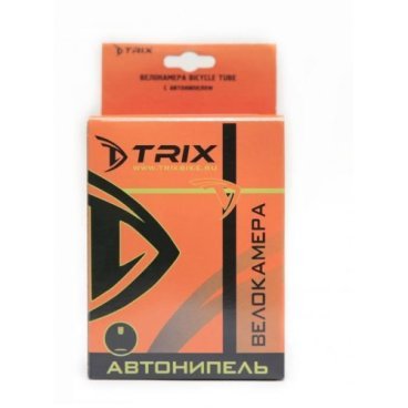 Камера велосипедная TRIX, 8x1/2x2, 20 мм, бутиловая, 20