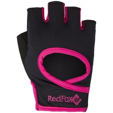 Велоперчатки RedFox Winner II, черный/розовый
