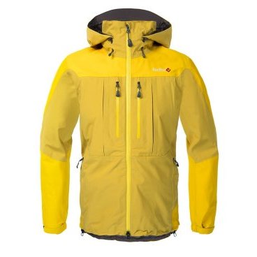 Куртка RedFox Gravity Parka GTX, ветрозащитная, эвкалипт/желтый