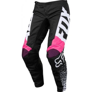 Велоштаны женские Fox 180 Mata Womens Pant для экстремальной езды, черно-розовый 2019, 22267-285-10