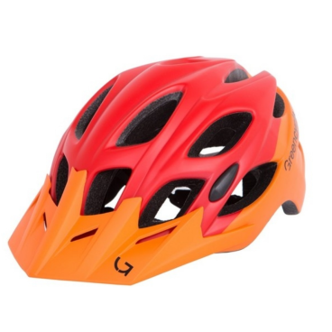Велошлем Green Cycle Enduro, оранжево-красный матовый, 2019, HEL-92-57