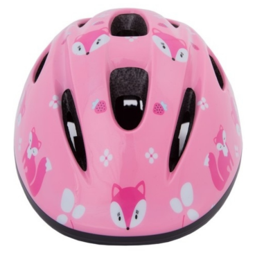 Велошлем детский Green Cycle Foxy, розовый/малиновый/белый, лакированный, 2019