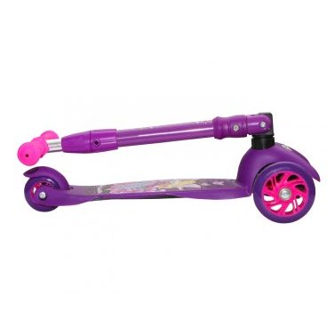 Самокат Vinca Sport, детский, складной,трёхколёсный, AL, подшипник ABEC 9, VSP 9A violet Fairy Camilla