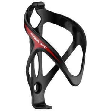 Флягодержатель велосипедный MASSLOAD, пластик, вес 28±2г, чёрный с красным, CL-078