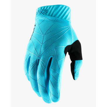 Велоперчатки 100% Ridefit Glove Ice Blue/Black, 10014-215-12