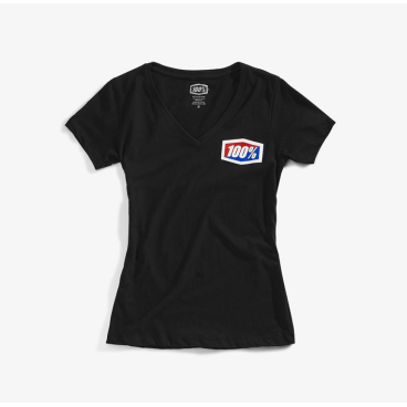 Велофутболка женская 100% Official Women Tee-Shirt Black, 28017-001-11