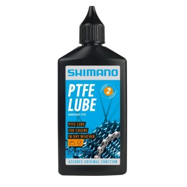 Фото Смазка Shimano PTFE Lube, для цепи, для сухой погоды, флакон, 100 мл, LBPT1B0100SA