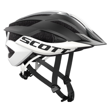 Шлем велосипедный Scott Arx MTB Plus black/white, 241251-1007