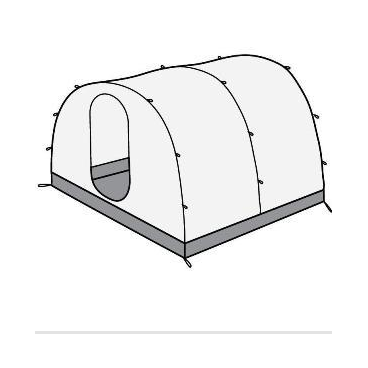 Жилой модуль для палатки Team Fox 2, 4600/светлый бежевый