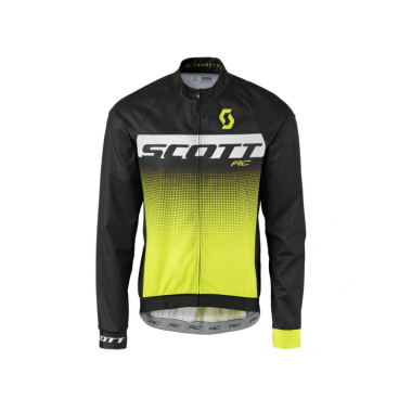 Велокуртка Scott RC Pro WB black/sulphur yellow, 250253-5024