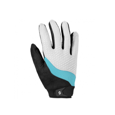 Велоперчатки Scott Essential LF Womens Glove, white/blue atoll, 2016, 241699-4718