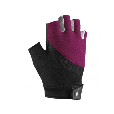 Велоперчатки Scott Essential SF Womens Glove, короткие пальцы, black/plum violet, 2016, 241697-5451