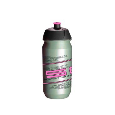 Фляга велосипедная TACX/AUTHOR AB-Tcx-Shiva X9, 100% биопластик, 0.6 л, серебристо-розовый, 8-14064014