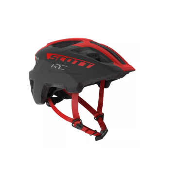 Шлем велосипедный SCOTT Spunto Junior grey/red RC onesize, 50-56 см, 2019, 270112-6161