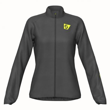 Куртка женская велосипедная SCOTT RC RUN WB black/yellow, 2019, 264801-1040