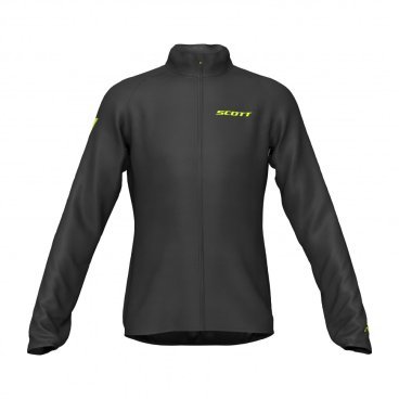 Куртка велосипедная SCOTT RC RUN WB black/yellow, 2019, 264785-1040