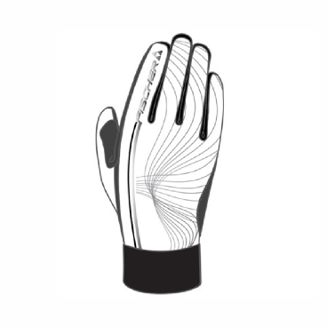 Женские перчатки Fischer XC My style, белый, 2016-17