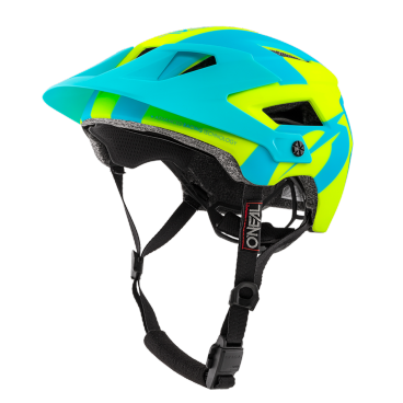 Фото Шлем велосипедный O´Neal Defender 2.0, серебристо-сине-желтый, 0502-854
