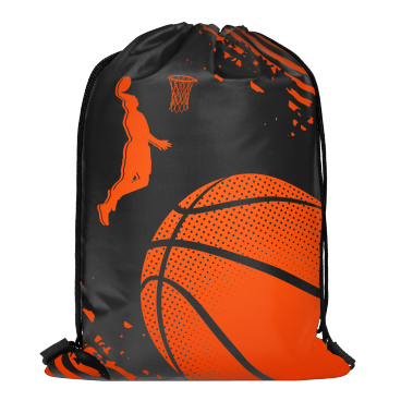 Мешок спортивный, "Баскетбол", 36х48см, черный,  PROTECT™