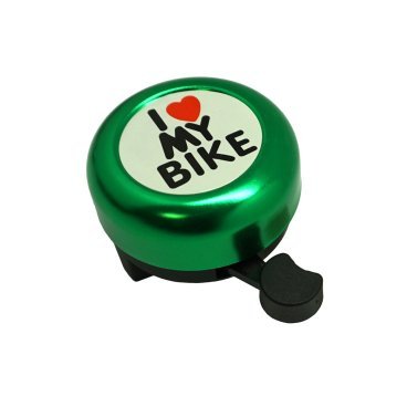 Фото Звонок велосипедный Bike, зелый, в торговой упаковке, NTB18088-A