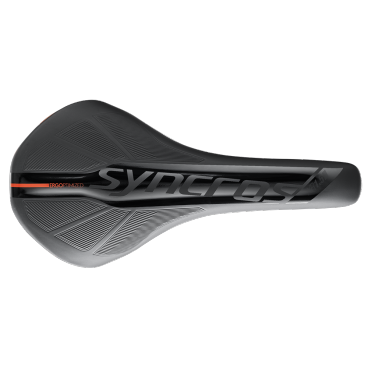 Седло велосипедное Syncros XR1.5 black/rally red wide, 238583-5847
