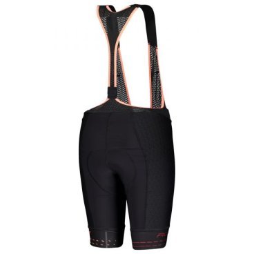 Велотрусы женские SCOTT RC Premium ITD с лямками black/camellia pink 2019, 270515-6135